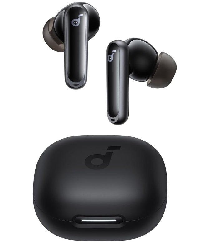 soundcore P40i by Anker, Wireless Earbuds mit Noise Cancelling, Adaptive Geräuschunterdrückung, BassUp, 60h Spielzeit, 2-in-1 Hülle und Smartphone-Ständer, IPX5, kabelloses Aufladen, Bluetooth 5.3 