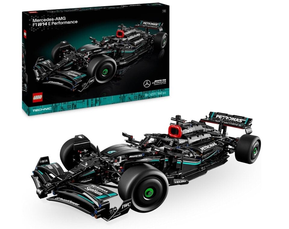 LEGO Technic Mercedes-AMG F1 W14 E Performance Set für Erwachsene, Maßstabsgetreuer Rennwagen Modellbausatz, Sammlerstücke für Zuhause oder Büro, Formel 1 Geschenke für Männer, Frauen 42171 