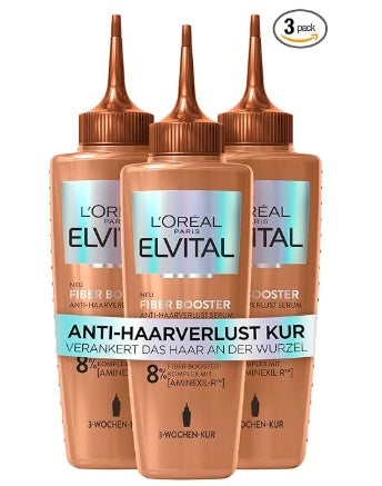 L'Oréal Paris Fiber Booster Anti-Haarverlust Routine für kurzes Haar 