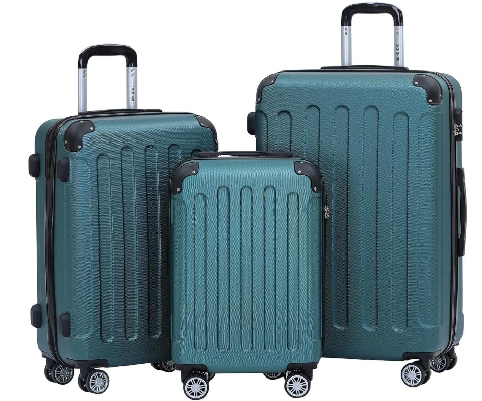 BEIBYE 2045 Zwillingsrollen 3tlg. Reisekoffer Koffer Kofferset Trolleys Hartschale in 20 Farben 