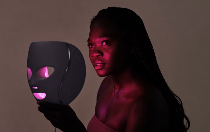 Shark CryoGlow LED-Maske + Kühlung der Augenpartie – Lila FW312EUPL 