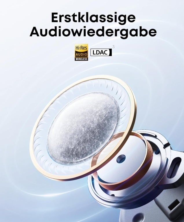 soundcore Liberty 5 by Anker, kabellose Earbuds mit Noise Cancelling, 2X stärkere Stimmreduktion, ANC in Echtzeit, Schnellladen, Dolby Audio, klare KI-Telefonate mit 6 Mics, Lange Akkulaufzeit 