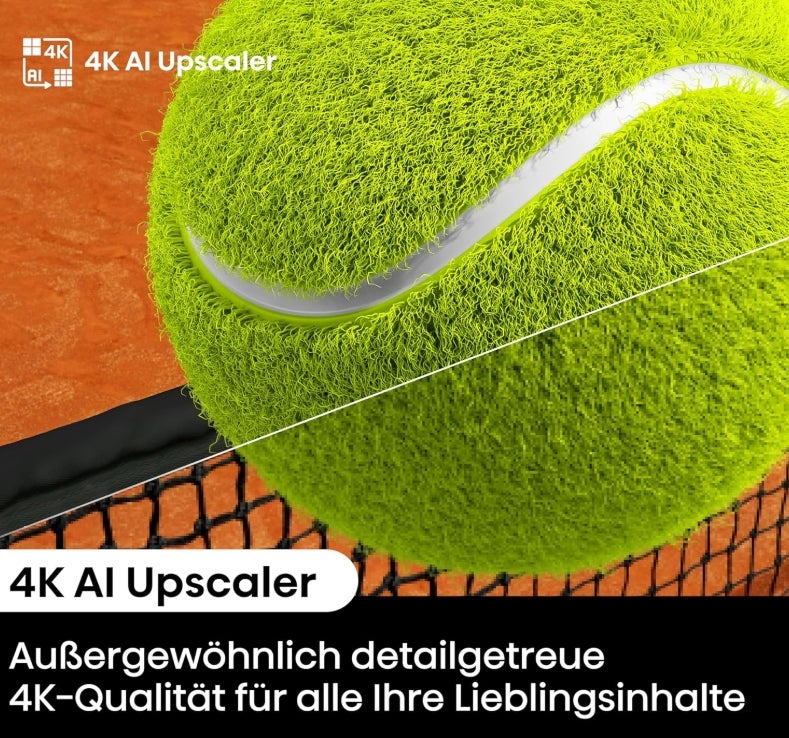 Hisense 55E6NT 139cm (55 Zoll) Fernseher, 4K UHD Smart TV, Precision Colour, HDR, Dolby Vision, 60Hz, Triple Tuner DVB-C/S/S2/T/T2, WiFi, HDMI 2.1, Bluetooth, Alexa Built-in, Schwarz