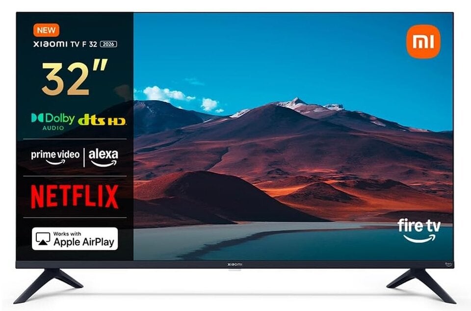 Xiaomi TV F 32, 32 Zoll (81 cm), HD, Smart TV, Fire OS7, Triple Tuner DVB-C/S/S2/T/T2, Dolby Audio™ 