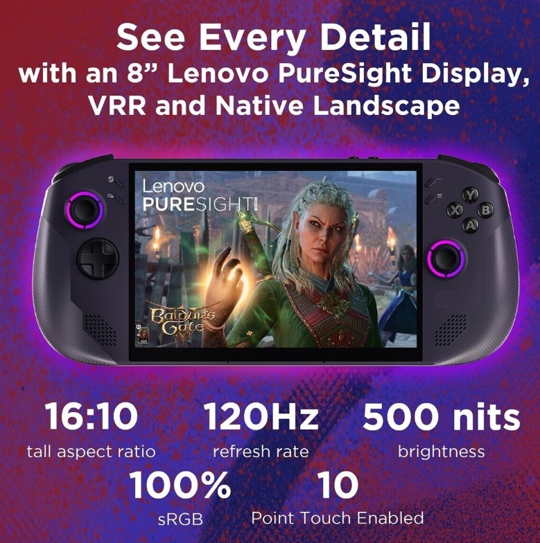 Lenovo Legion Go S 16GB 512GB AMD Ryzen Z1 Extreme SteamOS Nebula Nocturne 