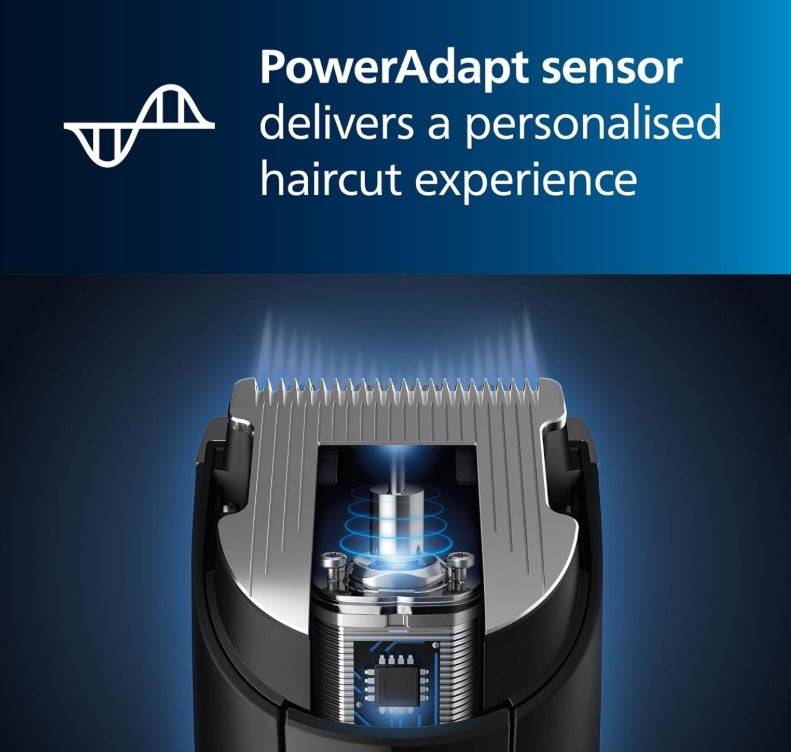 Philips Hair Clipper Series 7000 Haarschneider mit Trim-n-Flow-Technologie (Modell HC7650/15) 