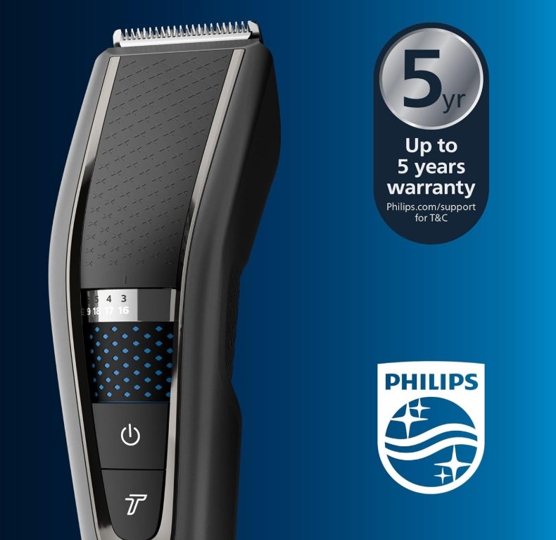 Philips Hair Clipper Series 7000 Haarschneider mit Trim-n-Flow-Technologie (Modell HC7650/15) 