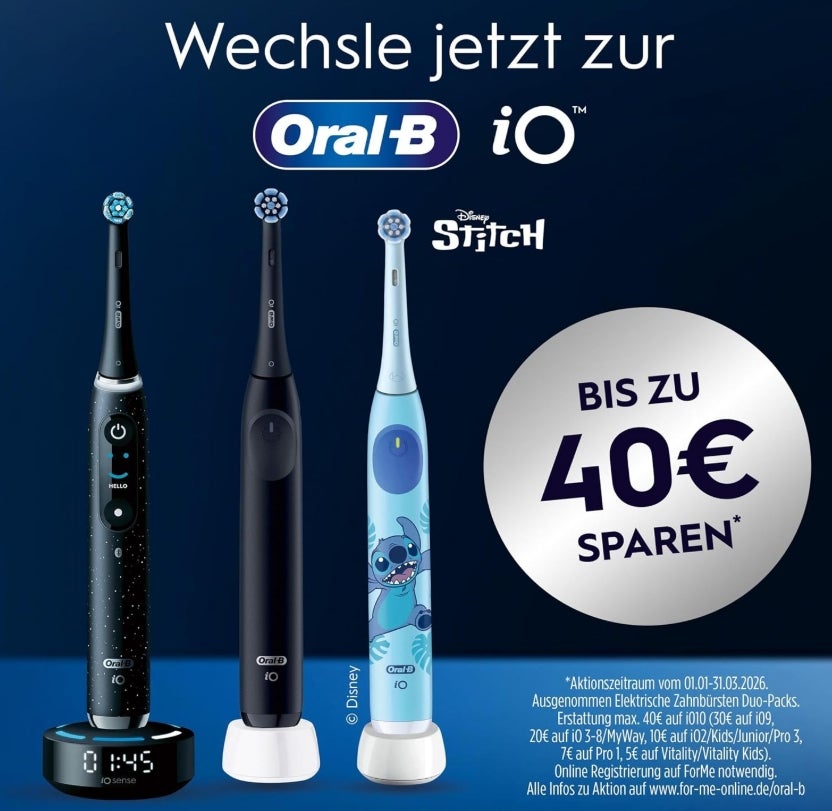 Oral-B Pro Series 3 Elektrische Zahnbürste — Electric Toothbrush, Inkl. 3 Aufsteckbürsten — 3 Putzmodi, Zahnbürste Elektrisch, Designed by Braun, Schwarz 