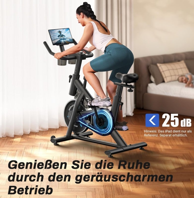 MERACH Heimtrainer Fahrrad mit Verstellbarem Widerstand