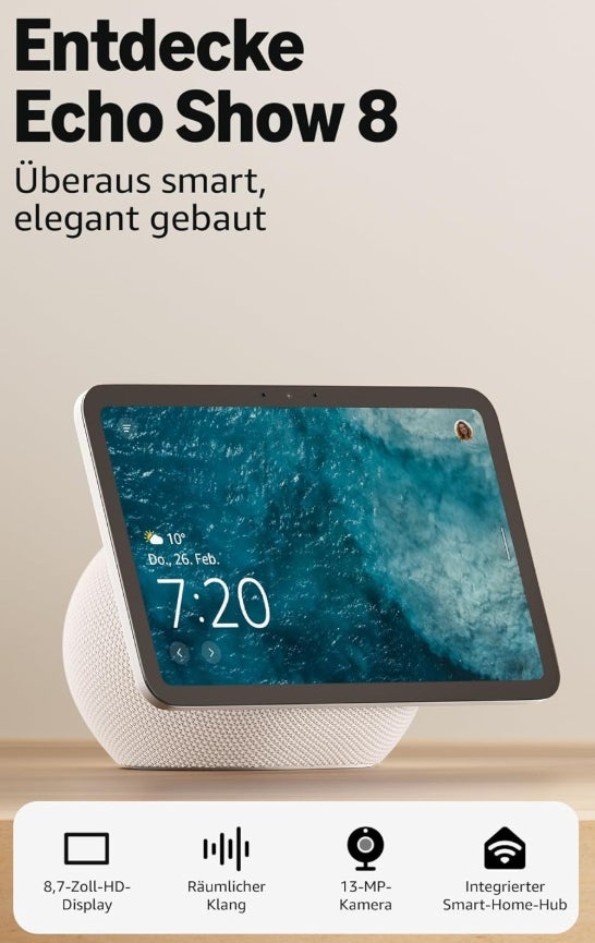 Amazon Echo Show 8 (neueste Generation)