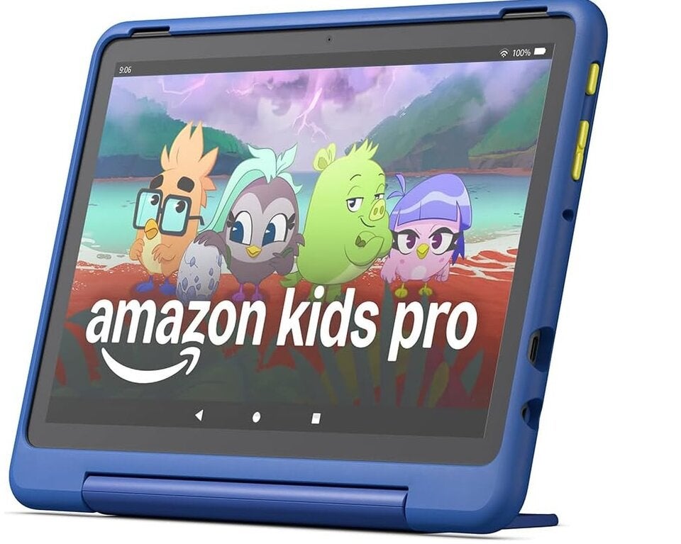 Fire HD 10 Kids Pro-Tablet (Neueste Generation), für Kinder ab dem Grundschulalter | 10-Zoll-Display, lange Akkulaufzeit, Kindersicherung und dünne Hülle | Version 2023, 32 GB, Sternennebel-Design 
