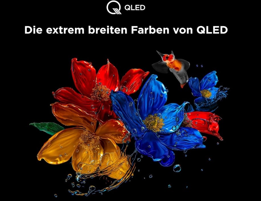 TCL 98T8C 98 Zoll QLED 4K HDR Ultra HD Fernseher, Smart TV mithilfe von Google TV (Dolby Vision Atmos, 144Hz Motion Clarity Pro, Game Bar, ALLM, FreeSync, Onkyo 2.1 Sound,Sprachsteuerung) 