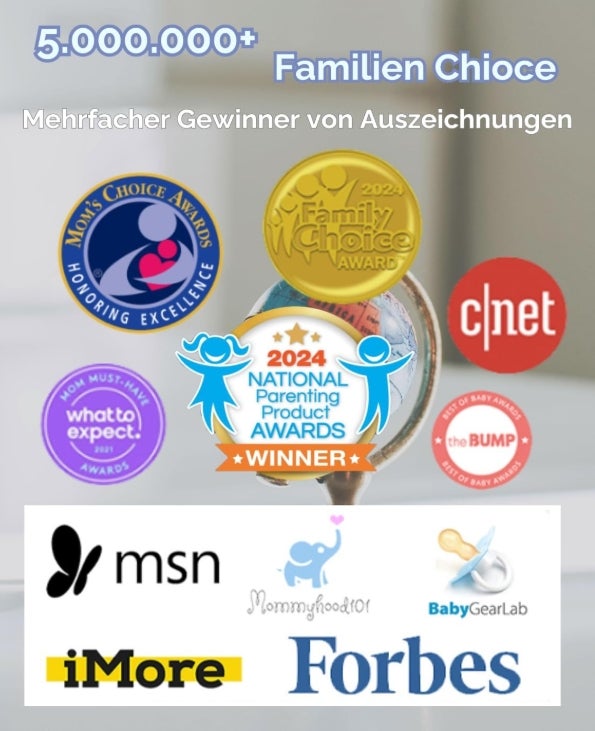 HelloBaby Babyphone mit Kamera, 3500 mAh 5 Zoll Bildschirm, Kabelgebundene Kamera, 355° Schwenken-120° Neige-Zoomen, Babyfone ohne WLAN, 2 Wege Audio, Temperatur, 8 Schlaflieder, Nachtsicht, HB6550 