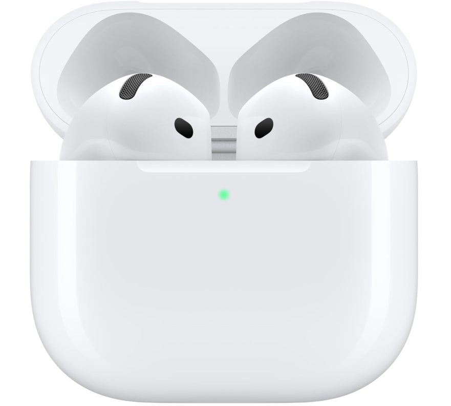Apple AirPods 4 Kabellose Kopfhörer, Bluetooth Kopfhörer mit aktiver Geräuschunterdrückung, Adaptives Audio, Personalisiertes 3D Audio, Transparenzmodus, USB-C Ladecase, Kabelloses Laden 