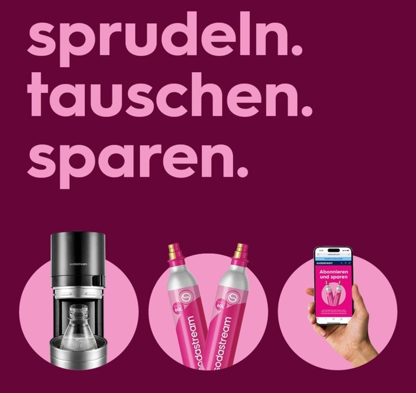 SodaStream Wassersprudler DUO mit Quick-Connect CO2-Zylinder - jetzt auf Amazon!