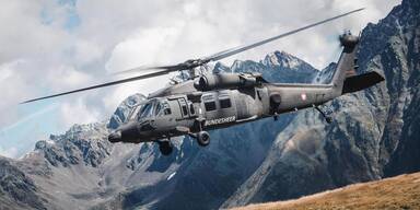 Hubschrauber-Piloten trainieren Flugtaktik  in O&Ouml; und N&Ouml;