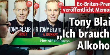 Memoiren: Alkohol bereitete Blair Sorgen