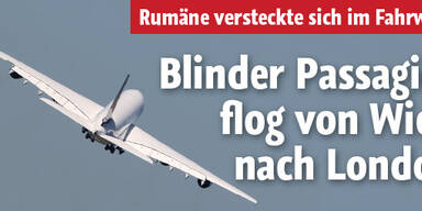 Rumäne reiste im Fahrwerk von Jumbo-Jet