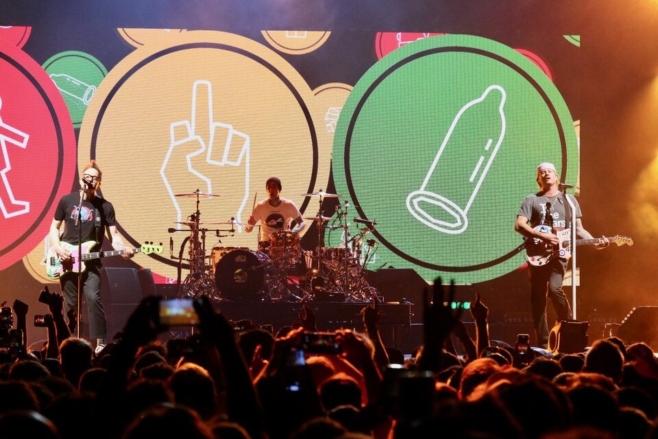 Blink 182 ließen Wien mit Hit- und Spaß-Show ausflippen