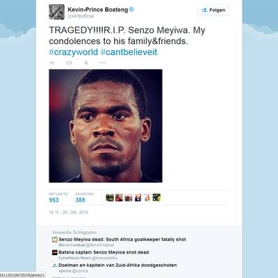 Die Reaktionen auf Meyiwas Tod