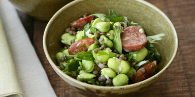 Bohnen-Linsen-Salat