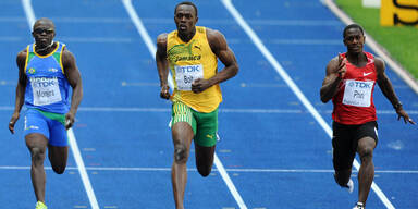 Jamaikanischer Sprinter Usain Bolt singt 