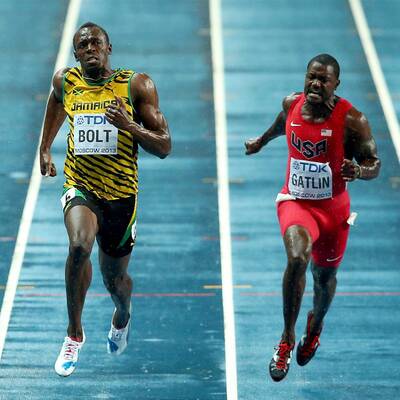 Bolt sprintet zu Gold