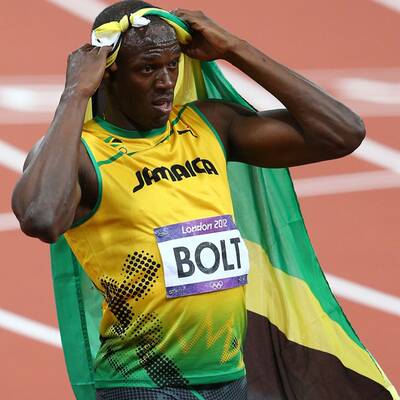 Der irre Gold-Jubel von Usain Bolt