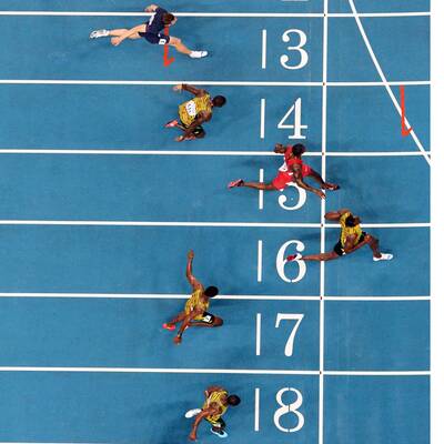 Bolt sprintet zu Gold