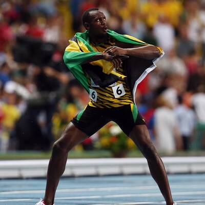 Bolt sprintet zu Gold