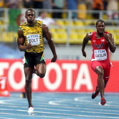 Bolt sprintet zu Gold