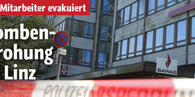 Linz: Bombendrohung löst Großeinsatz aus