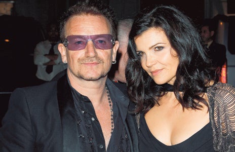 Bono und Frau Ali Hewson