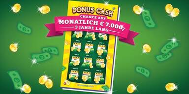 Rubbellos Bonus Cash Jänner 2025 Österreichische Lotterien