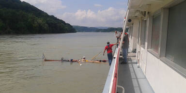 DDSG-Crew rettet drei Ruderer