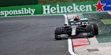 Bottas mit Bestzeit knapp vor Hamilton