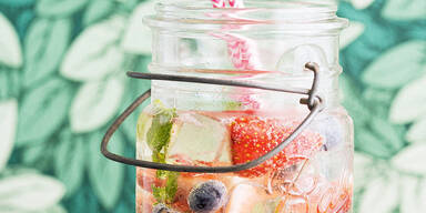 Bourbon-Beeren-Eistee