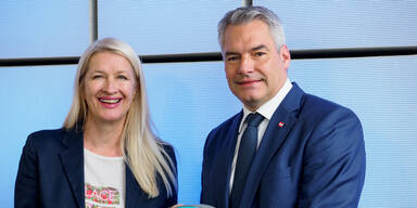 Claudia St&ouml;ckl und Karl Nehammer