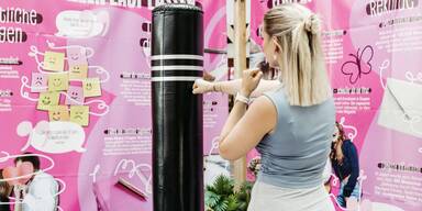 Der Boxsack ist ideal, um &uuml;bersch&uuml;ssige Energie abzubauen