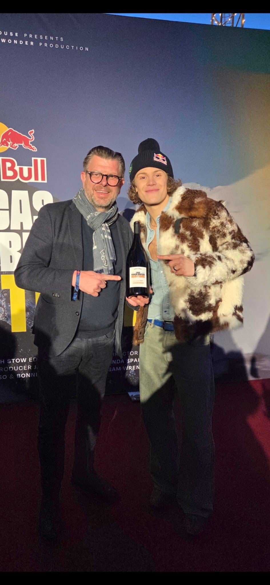 Holger Düker präsentierte seinen Wein in der 