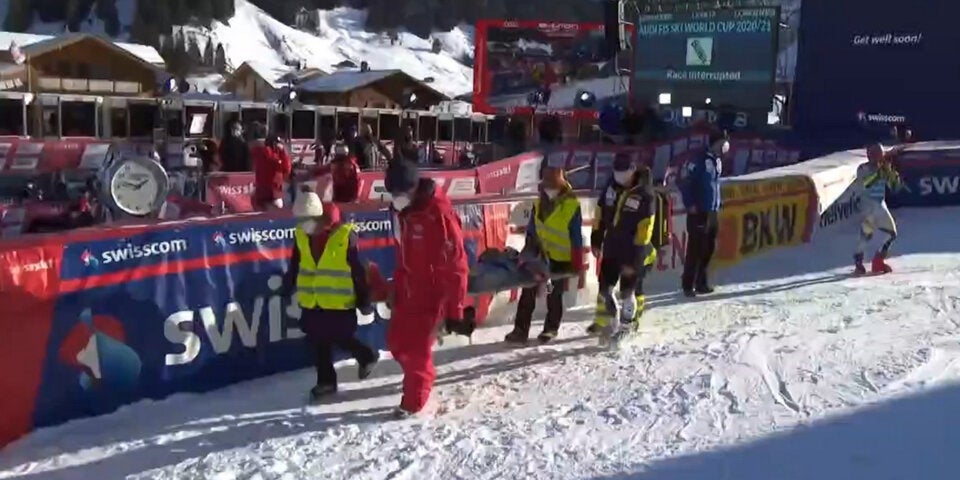 Ski-Schock! Braathen stürzt ins Ziel