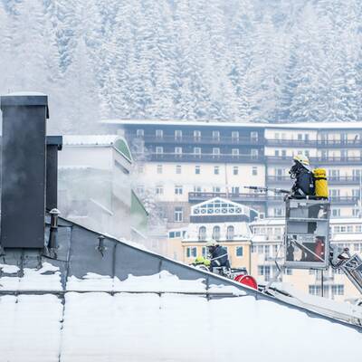 Großbrand in Bad Gastein
