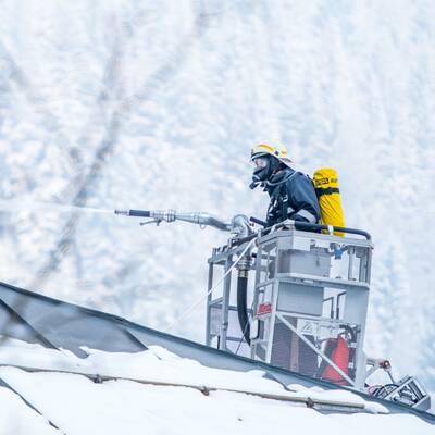 Großbrand in Bad Gastein