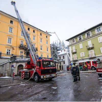 Großbrand in Bad Gastein