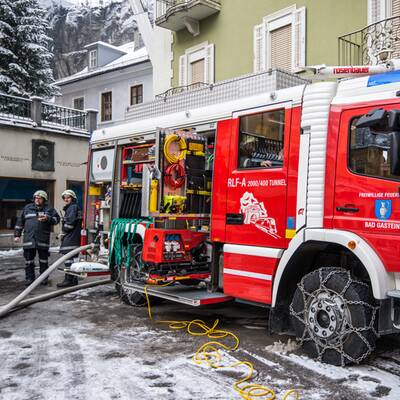 Großbrand in Bad Gastein