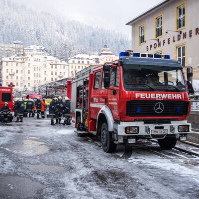 Großbrand in Bad Gastein