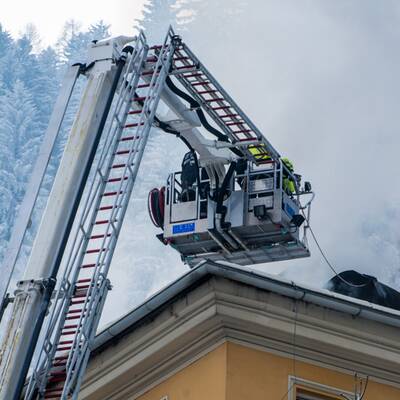 Großbrand in Bad Gastein