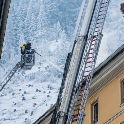 Großbrand in Bad Gastein