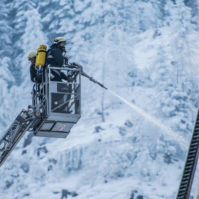 Großbrand in Bad Gastein