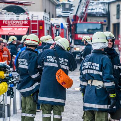 Großbrand in Bad Gastein